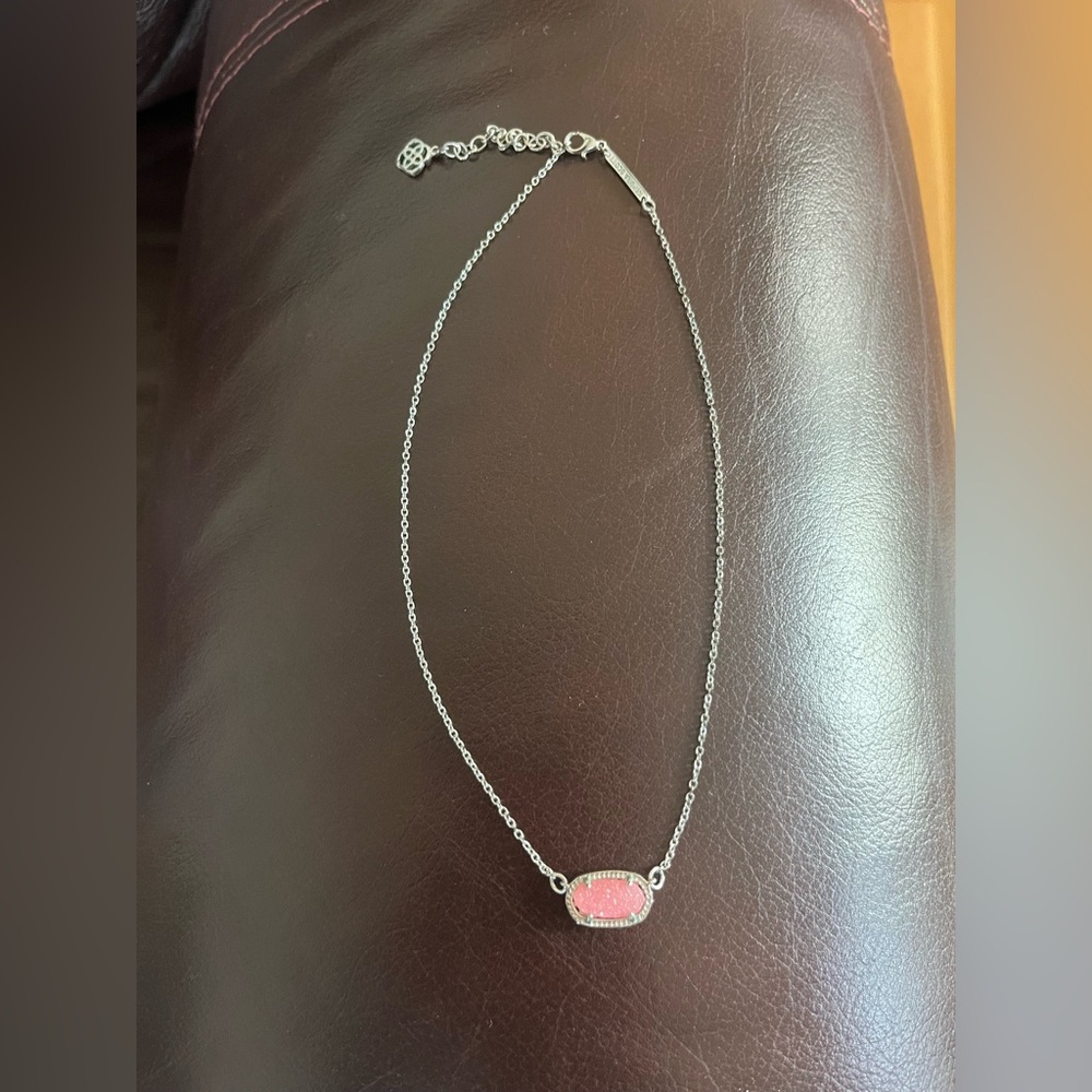 Pink Kendra Scott necklace